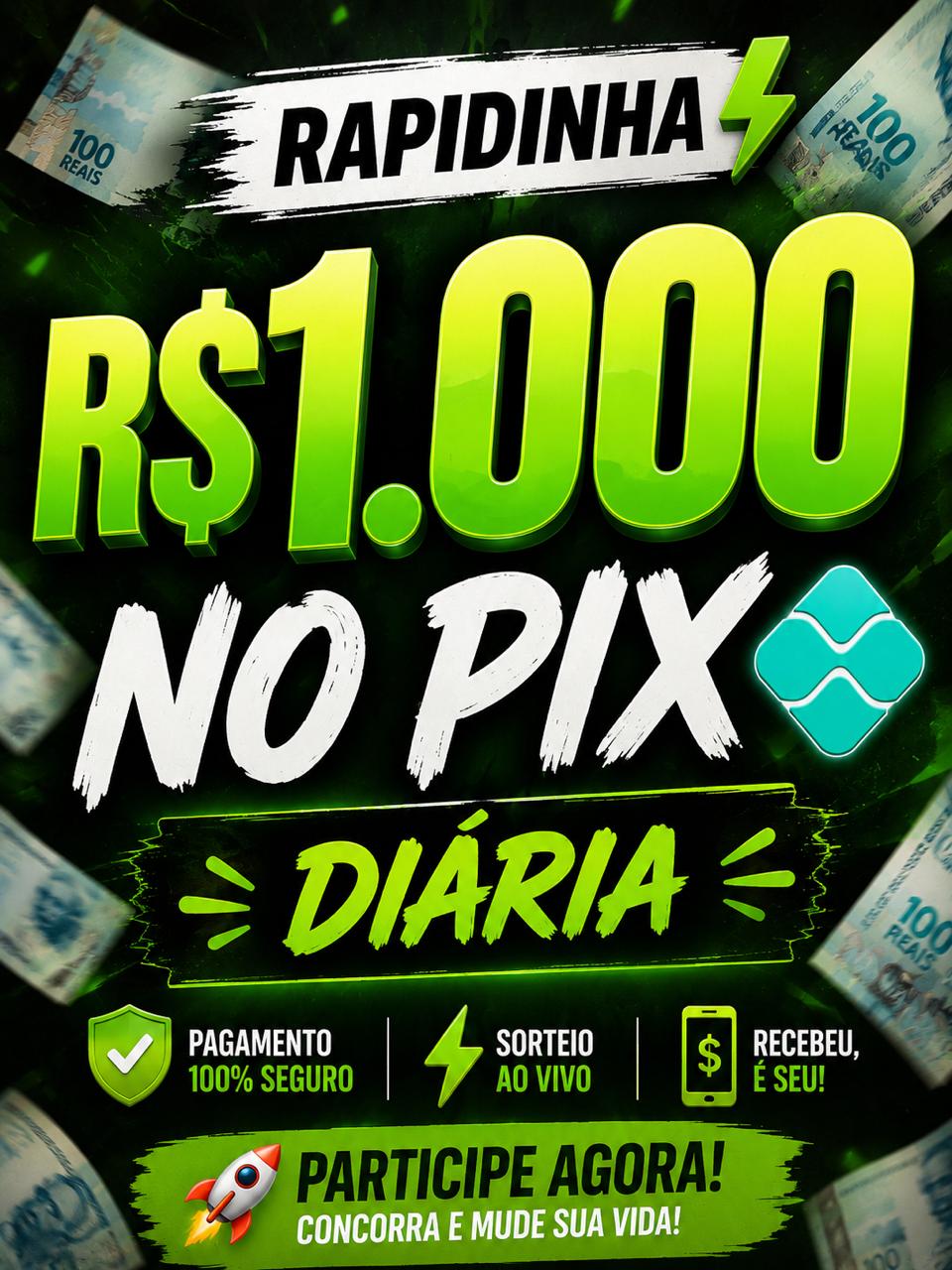 RAPIDINHA-1000 MIL NO PIX