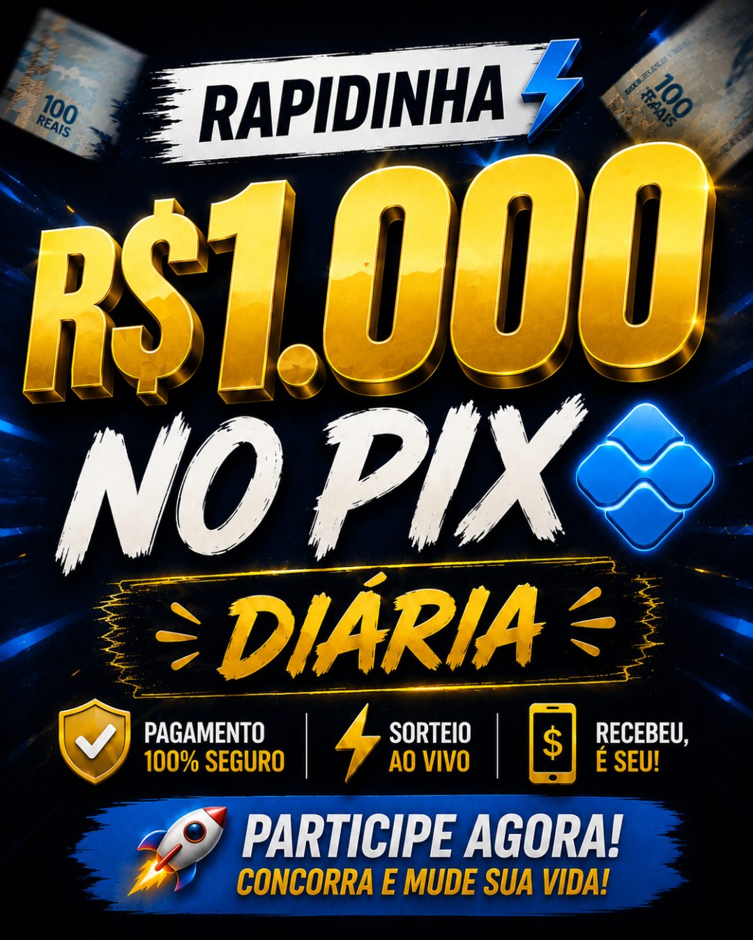 RAPIDINHA-1000 MIL NO PIX