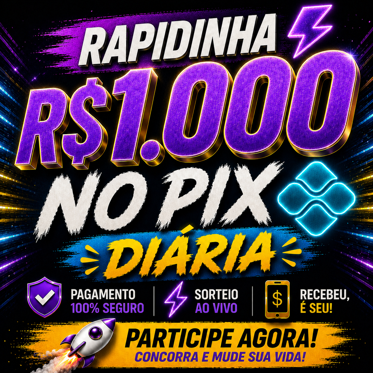RAPIDINHA-1000 MIL NO PIX