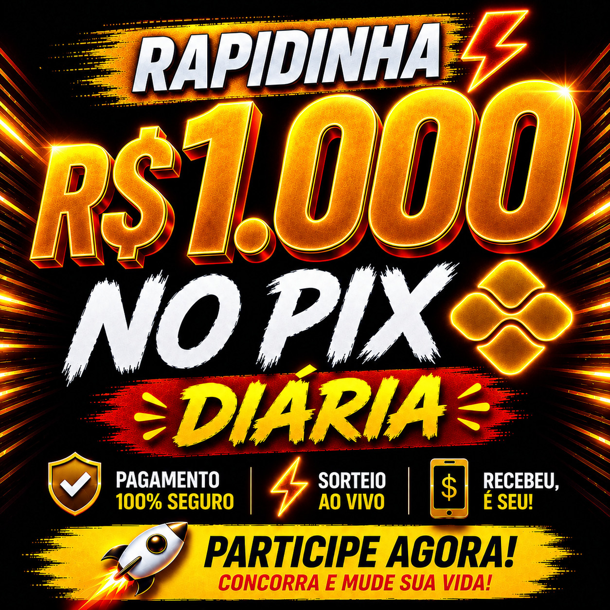 RAPIDINHA-1000 MIL NO PIX