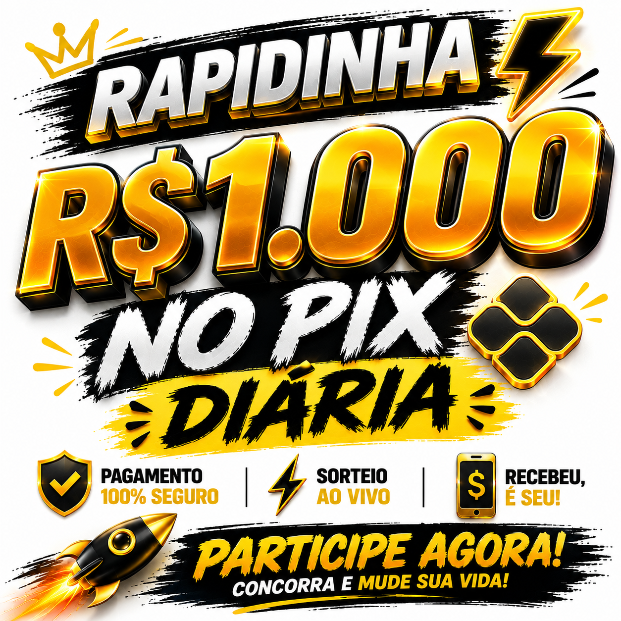 RAPIDINHA-1000 MIL NO PIX