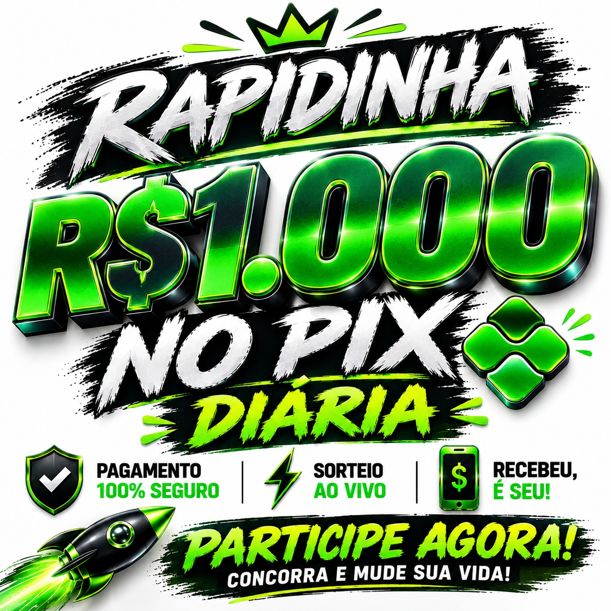 RAPIDINHA-1000 MIL NO PIX
